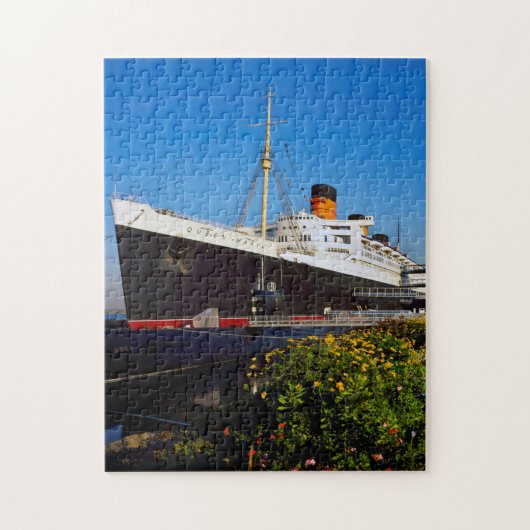 Queen Mary Liner California. Legpuzzel (Verticaal)