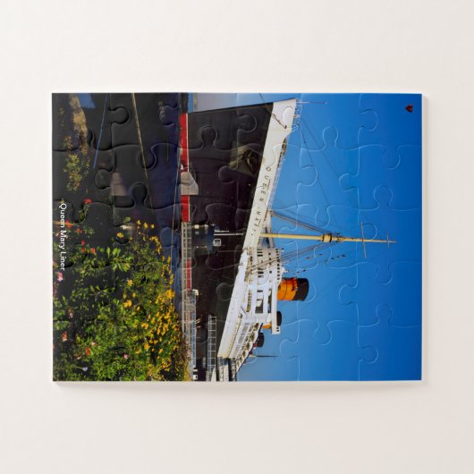 Queen Mary Liner Legpuzzel (Horizontaal)