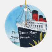 Queen Mary Long Beach Ornament (Achterkant)