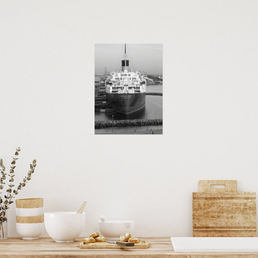 Queen Mary Poster (Keuken)