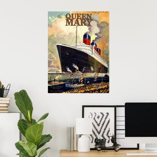 Queen Mary Poster (Thuiskantoor)