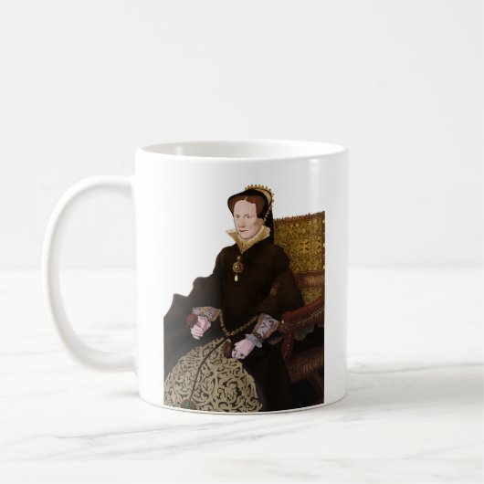 Queen Mary Tudor Koffiemok (Links)