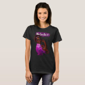 Queen Melanin Black History Month Afro African Pri T-shirt (Voorkant volledig)