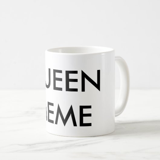 Queen Meme Koffiemok (Voorkant rechts)