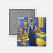 Queen Meowgause Magneet (Voorkant / Achterkant)