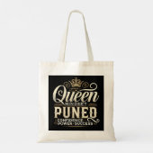 Queen Mindset – Tuned for Confidence Tote Bag (Achterkant)