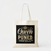 Queen Mindset – Tuned for Confidence Tote Bag (Voorkant)