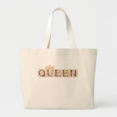 Queen Minimalist Canvas tas – Elegante dagelijkse  (Voorkant)