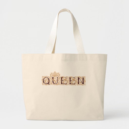 Queen Minimalist Canvas tas – Elegante dagelijkse  (Voorkant)