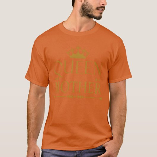 Queen moeder cadeau t-shirt (Voorkant)