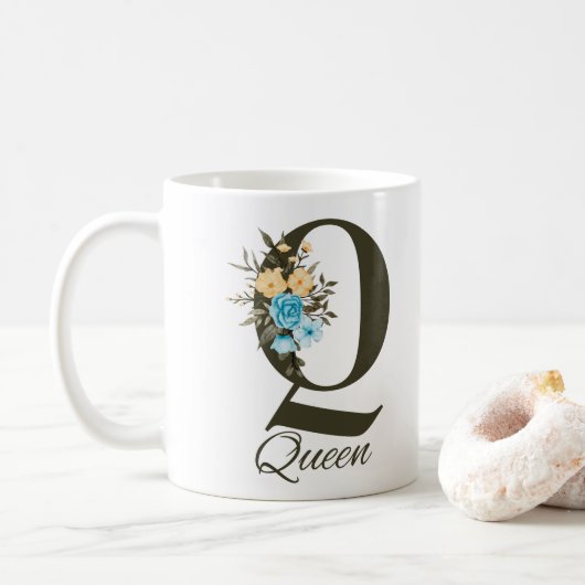 Queen Mok - Elegant Typography Design Gift voor ha (Met donut)