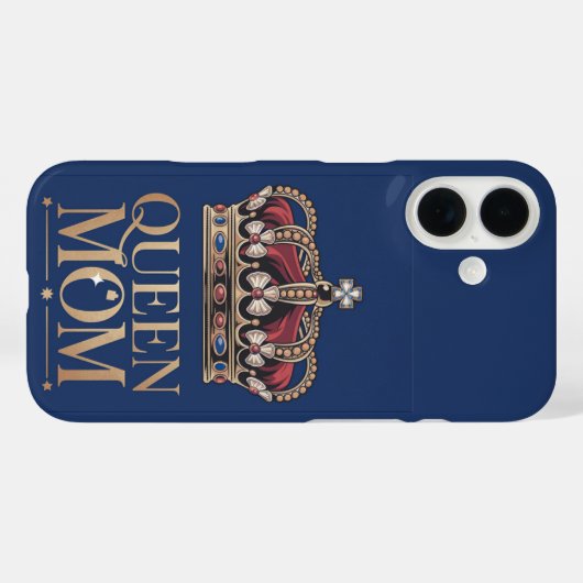 Queen Mom Crown Case-Mate iPhone Case (Achterkant (horizontaal))