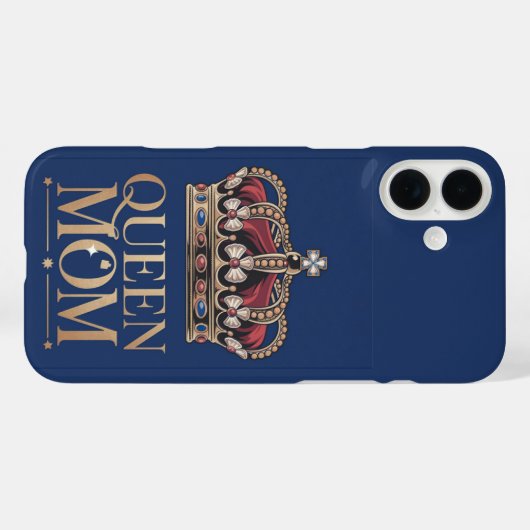 Queen Mom Crown Case-Mate iPhone Case (Achterkant (horizontaal))