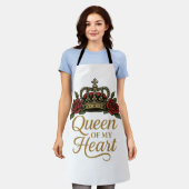 Queen Mom - Moederdag Royalty-ontwerp Schort (Gedragen)