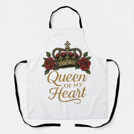 Queen Mom - Moederdag Royalty-ontwerp Schort (Voorkant)