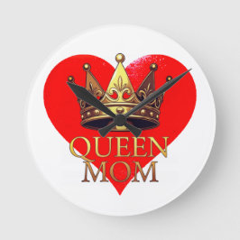 QUEEN MOM RONDE KLOK