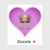 QUEEN MOM STICKER (Vel)