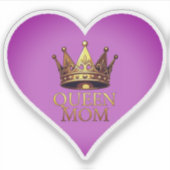QUEEN MOM STICKER (Voorkant)