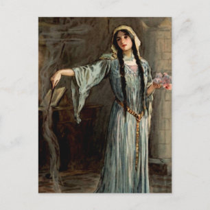 "Queen Morgan Le Fay" van WH Margetson Briefkaart