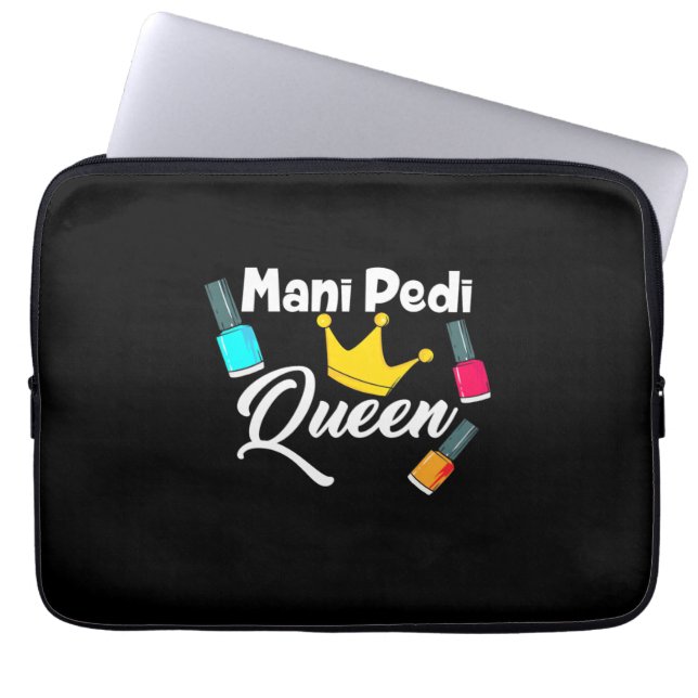 Queen Nail Artist Laptop Sleeve (Voorkant)