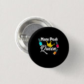 Queen Nail Artist Ronde Button 3,2 Cm (Voorkant /achterkant)