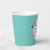 Queen Nap Baby shower uitnodiging Papieren Bekers (Rechts)