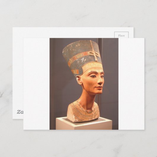Queen Nefertiti Briefkaart (Voorkant / Achterkant)