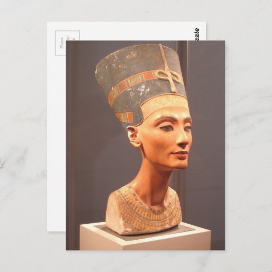 Queen Nefertiti Briefkaart (Voorkant / Achterkant)