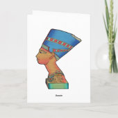 Queen Nefertiti Kaart (Achterkant)