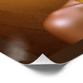 "Queen Nefertiti" Mooie oude Afrikaanse koningin Perfect Poster (Hoek)