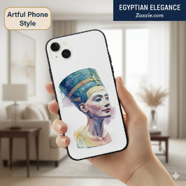 Queen Nefertiti Waterverf - Egyptische kunst Case-Mate iPhone 14 Plus Hoesje