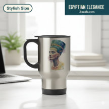Queen Nefertiti Waterverf