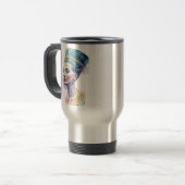 Queen Nefertiti Waterverf Reisbeker (Voorkant links)
