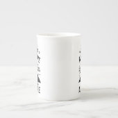 Queen of Adventure Hiking Mum Typography Design Porselein Kop (Voorkant)