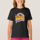 Queen of Beam retro stijl Tshirt voor Gymnast (Voorkant)