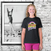 Queen of Beam retro stijl Tshirt voor Gymnast