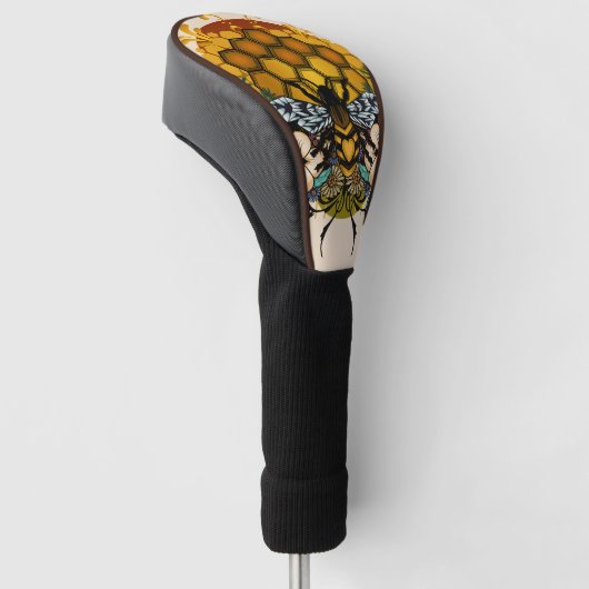 Queen Of Bees Golfheadcover (Schuin)