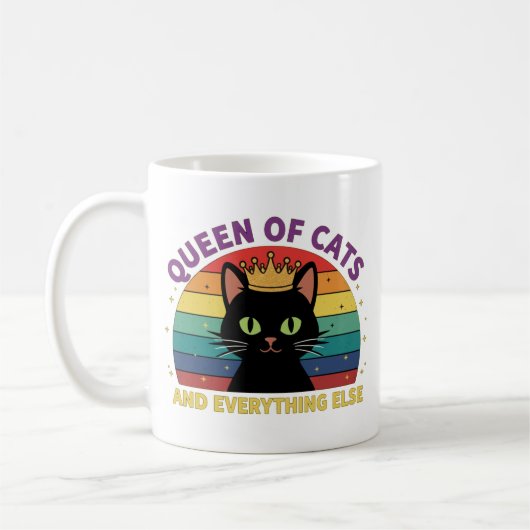 Queen of Cats Koffiemok (Links)