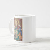 Queen Of Cats Tarot Card Mug Koffiemok (Voorkant links)