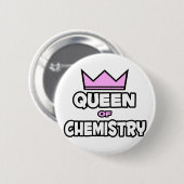 Queen of Chemistry Ronde Button 5,7 Cm (Voorkant /achterkant)