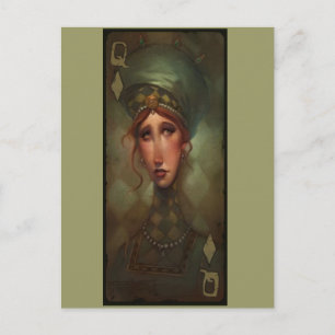Queen of Diamonds Briefkaart