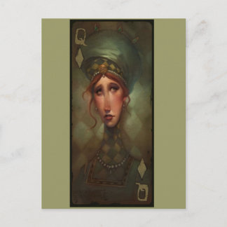 Queen of Diamonds Briefkaart