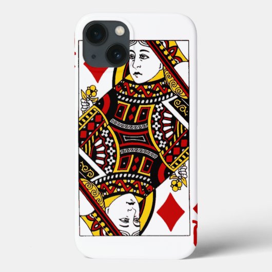 Queen of Diamonds Ipad Air Hoesje (Achterkant)