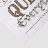 QUEEN OF EVERYTHING Elegant Rich Royal Crown groot Tissuepapier (Detail)