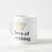 Queen of Everything Mok voor koffie (Voorkant links)