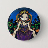 "Queen of Halloween" Button (Voorkant)