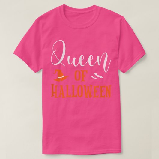 Queen Of Halloween Halloween Costume Halloween 8 T-shirt (Design voorkant)