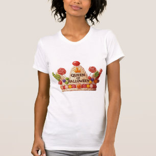 Queen of Halloween Snoep Cake T-shirt