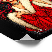 Queen Of Heart Playing Card Love Valentine Outfit Poster (Hoek)