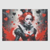 Queen of Hearts #1 Hor -Decoupage- Tissuepapier (Voorkant)